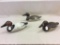 Lot of 3 Decoys Including 2-Canvasback Hens-