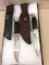 Lot of 2 Buck Hunting Knives w/ Sheaths