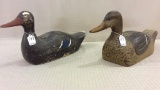 Lot of 2 Mallards Including Hen-Theissen Art-