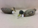 Lot of 2 Mallards-Hen & Drake-Downeast Sportcraft-