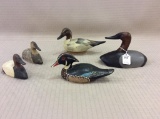 Lot of 5 Miniature & One-Third Size Decoys