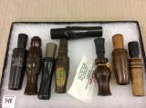 Lot of 8 Various Duck & Game Calls Including