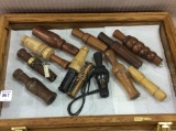 Lot of 12 Various Duck & Game Calls Including