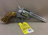 Colt S/A Army 32-30 Revolver, Chrome, Stag Grips,