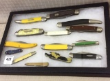 Collection of 14 Various Folding Knives