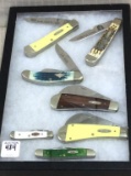 Lot of 7 Case Folding Pocket Knives Including