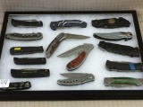 Group of 15 Various Folding Knives Including