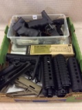 Box of Gun Related Items Including