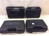 Group of 4 Hard Plastic Pistol Cases