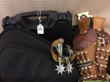 Box Including 2-1950's Holster & Belt Sets,