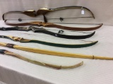 Group of 6 Hunting Bows Including