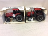 Lot of 2-Ertl Case IH 1/16th Scale Tractors-NIB