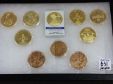 Lot of 10 REPLICA Coins