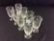 Set of 8 Cambridge Etched Goblets-