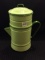 Green Enamelware Coffee Pot