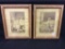 Pair of Framed Children's Prints-