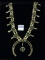 Zuni P Point Squash Blossom Necklace
