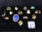 Collection of 14 Ladies Costume Jewelry Rings
