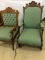 Lot of 2 Victorian Chairs w/ Matching