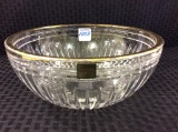 Waterford Marquis Crystal Bowl w/ Gold Trim