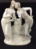 Very Lg. Lladro Statue of Man & Women