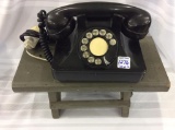 Lot of 2 Including Vintage Dial Telephone &