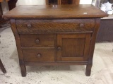 Wood Commode Cabinet (Local Pick Up