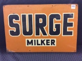 Metal Surge Milker Sign (Approx. 18 X 12)