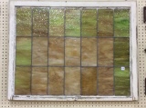 Lg. Leaded Slag Glass Window