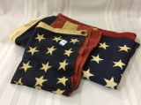 Lot of 2 Older 48 Star Flags