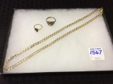 Lot of 3-10 & 14 K Jewelry Including
