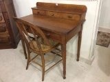 Very Nice Sm. Writing Desk w/ 5 Drawers &