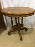 Wood Oval Parlor Table (Local Pick Up Only)