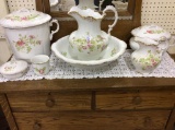 Lg. Floral Decorated Ironstone Set