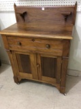 Antique Commode w Candle Stands