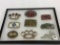 Collection of 9 Various Belt Buckles