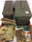 Box Lot Including 4 Empty Metal Ammo Boxes,