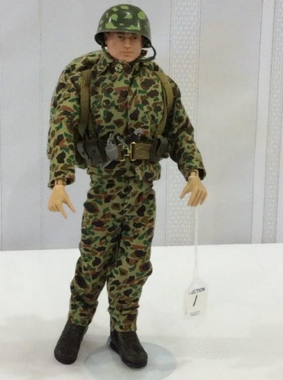 Vintage 1964 GI Joe Combat Marine Figure