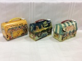 Lot of 3 Vintage Lunch Boxes Including
