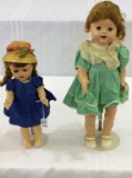 Lot of 2 Ideal Dolls Including One Head Moves When