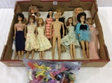 Group of Vintage & Newer Barbie, Ken, Midge Dolls