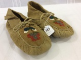 Pair of Child's Beaded Moccasins