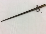 Old Bayonet w/ Sheath w/ Foreign Inscription