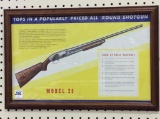 Framed Gun Ad-Winchester Model 25-