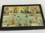 Collection of 13 Fold Down Adv. Trade Cards