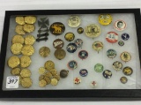 Collection of Military Jacket Uniform Buttons
