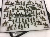 Collection of Metal Military Figurines
