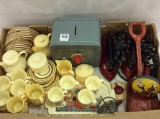 Box of Various Toys Including Children's Electric