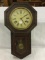 Vintage Wall Hanging Keywind Clock