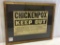 Framed Chicken Pox Keep Out Sign